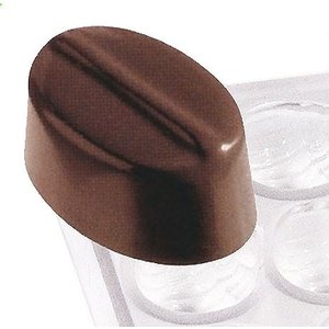 Contacto Chocolate Moulds Oval with Line Contacto Chocolate Moulds Oval with Line