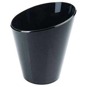 Contacto Wyprzedaż - Pojemnik owalny z akrylu na lód 200x200x(h)230 mm, czarne Contacto Wyprzedaż - Pojemnik owalny z akrylu na lód 200x200x(h)230 mm, czarne