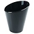 Contacto Pojemnik owalny z akrylu na lód 200x200x(h)230 mm, czarne