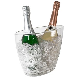 Contacto Acrylic Oval Ice Container 280x170x(h)235 mm, Transparent Contacto Acrylic Oval Ice Container 280x170x(h)235 mm, Transparent