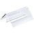 Contacto Stojak akrylowy na karty 105x40 mm