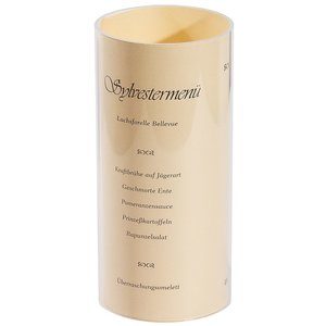 Contacto Tubular Menu/Card Holder