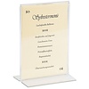 Contacto Stojak z akrylu do menu 102x152 mm