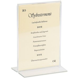 Contacto Stojak z akrylu do menu 102x152 mm Contacto Stojak z akrylu do menu 102x152 mm