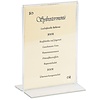 Contacto Stojak z akrylu do menu 210x305 mm