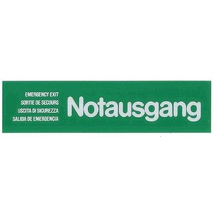 Contacto Tabliczka „Notausgang”, zielona Contacto Tabliczka „Notausgang”, zielona