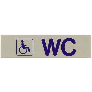 Contacto Tabliczka, piktogram: „WC” Contacto Tabliczka, piktogram: „WC”