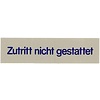 Contacto Tabliczka „Zutritt nicht gestattet”, szara Contacto Tabliczka „Zutritt nicht gestattet”, szara