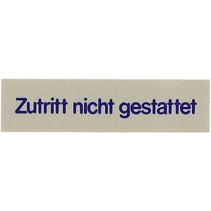 Contacto Tabliczka „Zutritt nicht gestattet”, szara Contacto Tabliczka „Zutritt nicht gestattet”, szara