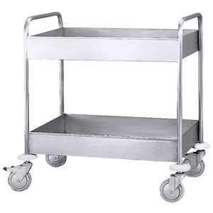 Contacto Wózek ze stali nierdzewnej do przewożenia naczyń 800x550x920 mm Contacto Wózek ze stali nierdzewnej do przewożenia naczyń 800x550x920 mm