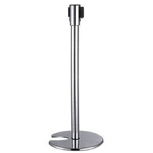 Contacto Słupek odgradzający (h)950 mm, srebrny z niebieską taśmą 2000 mm, 9,5 kg Contacto Słupek odgradzający (h)950 mm, srebrny z niebieską taśmą 2000 mm, 9,5 kg