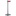 Contacto Barrier Post (h)950 mm, Silver with Red Tape 2000 mm, 10 kg