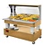 Diamond Bain-marie warm wall buffet 4x GN1/1-150 (Wood light oak)