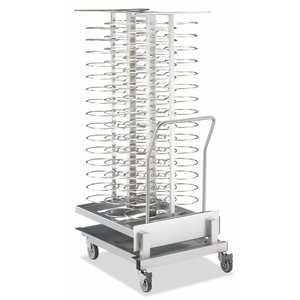 Diamond Carriage and removable loader, for 92 plates (ø 300mm), oven 20x GN 2/1 (space 75 mm) Diamond Carriage and removable loader, for 92 plates (ø 300mm), oven 20x GN 2/1 (space 75 mm)