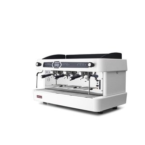 Diamond Ekspres automatyczny kolbowy do espresso z wyświetlaczem 3 grupowy, pojemność bojlera 18 L, 5,2 kW, biały Diamond Ekspres automatyczny kolbowy do espresso z wyświetlaczem 3 grupowy, pojemność bojlera 18 L, 5,2 kW, biały