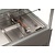 Diamond Panoramic display counter, heated, 4 levels, without storage room - BLACK