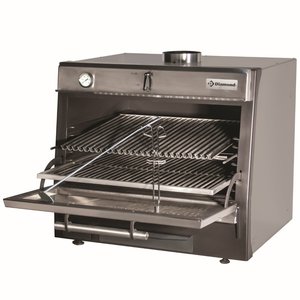 Diamond Charcoal oven-BBQ, GN 1/1 + GN2/4 (75 Kg/h)/Stainless steel Diamond Charcoal oven-BBQ, GN 1/1 + GN2/4 (75 Kg/h)/Stainless steel