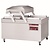 Diamond Stationary Chamber Vacuum Packing Machine, Sealing 4x 620 mm, 5 kW, 230/400V, on Wheels