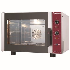 Diamond Electric Convection Oven with Humidifier 4 x 460 x 340 mm, 3,3 kW Diamond Electric Convection Oven with Humidifier 4 x 460 x 340 mm, 3,3 kW
