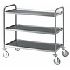 Diamond Stainless Steel 3 Tier Service Trolley 960 x 1000 x 500 mm