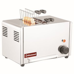 Diamond Elektryczny toster (croque-monsieur), 2 przegrody - stal nierdzewna. Diamond Elektryczny toster (croque-monsieur), 2 przegrody - stal nierdzewna.