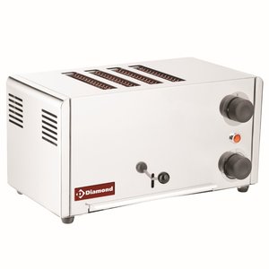 Diamond Electric roast bread 4 sections - stainless steel Diamond Electric roast bread 4 sections - stainless steel