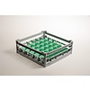Diamond Gray - Green Dishwasher Glassware Basket 36 compartments / 500 x 500 x 170 mm