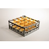 Diamond Kosz do zmywarki na szkło 16 przegród / 500 x 500 x 210 mm, żółto-szary Diamond Kosz do zmywarki na szkło 16 przegród / 500 x 500 x 210 mm, żółto-szary