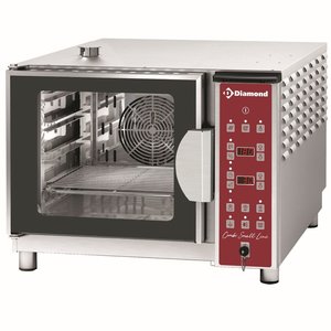 Diamond Piec konwekcyjno-parowy 4 x GN 1/1, elektryczny 5,2 kW Diamond Piec konwekcyjno-parowy 4 x GN 1/1, elektryczny 5,2 kW