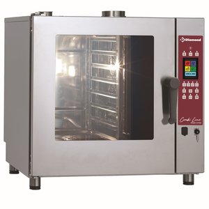 Diamond Piec konwekcyjno-parowy z automatycznym czyszczeniem 7 x GN 1/1, gazowy 0,4 kW Diamond Piec konwekcyjno-parowy z automatycznym czyszczeniem 7 x GN 1/1, gazowy 0,4 kW