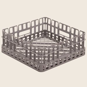 Diamond Kosz do zmywarki na szkło 400 x 400 x 150 mm, szary Diamond Kosz do zmywarki na szkło 400 x 400 x 150 mm, szary