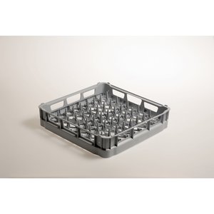 Diamond Gray Dishwasher Basket for Plates 18 compartments / 500 x 500 x 110 mm
