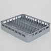 Diamond Gray Dishwasher Basket for Plates 22 compartments / 600 x 500 Diamond Gray Dishwasher Basket for Plates 22 compartments / 600 x 500