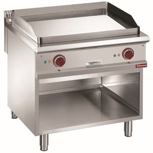 Diamond Electric Griddle Smooth, Chromed, 12 kW 400-230V on Half-Open Base Diamond Electric Griddle Smooth, Chromed, 12 kW 400-230V on Half-Open Base