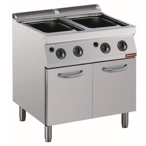 Diamond Gas pasta cooker, 2x 24,5 liters, on board (without baskets) Diamond Gas pasta cooker, 2x 24,5 liters, on board (without baskets)