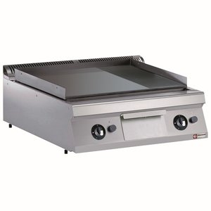 Diamond Countertop Gas Griddle 2/3 Smooth, 1/3 Ribbed, Chromed, 17200 kcal/h