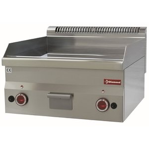 Diamond Gazowa płyta grillowa gładka, chromowana, 8950 kcal/h, nastawna Diamond Gazowa płyta grillowa gładka, chromowana, 8950 kcal/h, nastawna