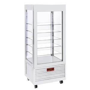 Diamond Refrigerated Display Square, 480 L, from 2°C to 10°C, Stationary, Ventilated, White