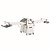 Diamond Reversible Dough Roller 600x1400 mm, Thickness from 0 to 50 mm, 0.75 kW 400V with Variable speed
