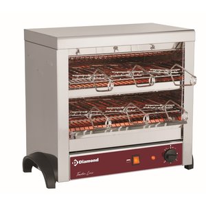 Diamond Toaster 6 tongs quartz