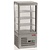 Diamond Refrigerated Display Square, 80 L, from 4°C to 12°C, Stationary, Ventilated, Silver