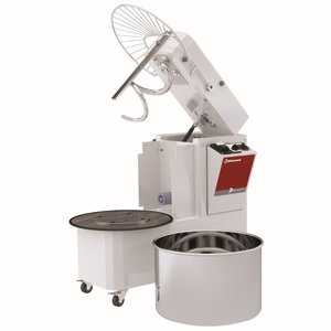 Diamond Spiral Mixer on Wheels with Removable Bowl and Tilting Head 33 L,  2 Speeds, 1,5 kW Diamond Spiral Mixer on Wheels with Removable Bowl and Tilting Head 33 L,  2 Speeds, 1,5 kW