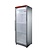 Diamond Glass Door Ventilated Refrigerator Stainless Steel 400 L, -1 °C to 6 °C