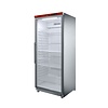 Diamond Glass Door Ventilated Refrigerator Stainless Steel GN 2/1, 600 L, -1 °C to 6 °C