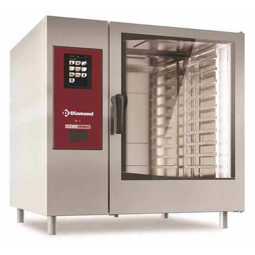 Diamond Electric Boiler Combi Oven with Self-Cleaning System 10 x GN 2/1, 37,4 kW Diamond Electric Boiler Combi Oven with Self-Cleaning System 10 x GN 2/1, 37,4 kW