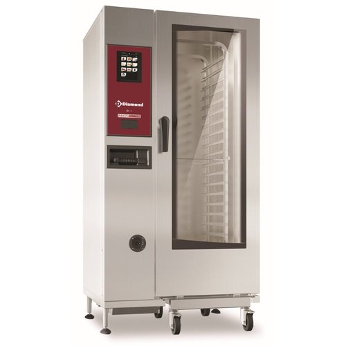 Diamond Electric Boiler Combi Oven with Self-Cleaning System 20 x GN 1/1, 37,7 kW Diamond Electric Boiler Combi Oven with Self-Cleaning System 20 x GN 1/1, 37,7 kW