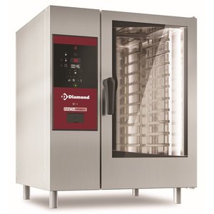 Diamond Electric Combi Oven with Self-Cleaning System 10 x GN 1/1, 19 kW Diamond Electric Combi Oven with Self-Cleaning System 10 x GN 1/1, 19 kW
