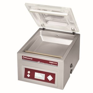 Diamond Chamber Vacuum Packing Machine, Sealing 350 mm, 16 m³/h, 1.1 kW with LCD Display Diamond Chamber Vacuum Packing Machine, Sealing 350 mm, 16 m³/h, 1.1 kW with LCD Display