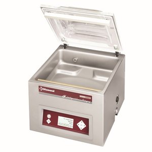 Diamond Pakowarka komorowa, listwa 420 mm, 21 m³/h, 1.6 kW, jezdna z wyświetlaczem LCD