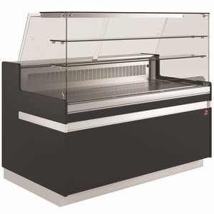 Diamond Refrigerated Display Rectangular, from 2°C to 6°C, Stationary, Ventilated, Black-Silver Diamond Refrigerated Display Rectangular, from 2°C to 6°C, Stationary, Ventilated, Black-Silver